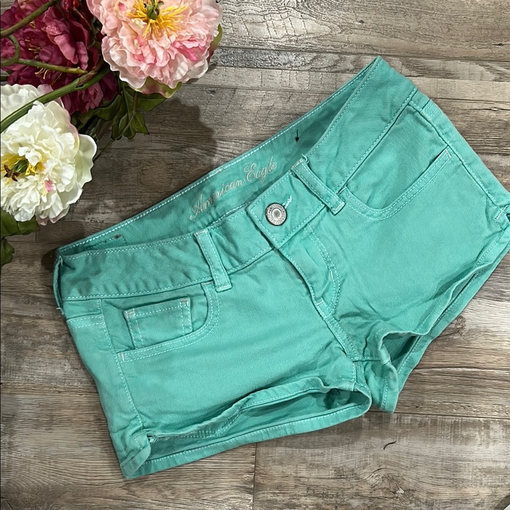 American Eagle Outfitters Women's Stretch Denim Shorts Size 0